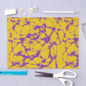 紫と金ゴールド絞り染め 薄葉紙 (クラフト)