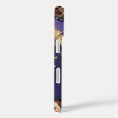 紫と金ゴールド離れのフィルムストリップ写真 Case-Mate iPhoneケース (裏面 / 右)