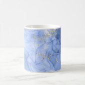 紫と金ゴールド コーヒーマグカップ (中央)