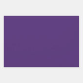 紫と金ゴールド ラッピングペーパーシート (正面3)