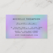 紫と金ゴールド 名刺 (裏面)