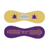 紫と金ゴールド、野球コーチ感謝ギフト 野球ボール (パネル)