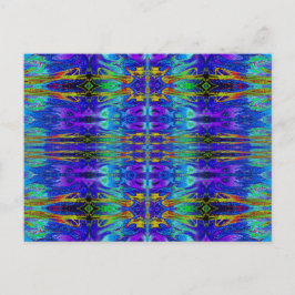 紫と金ゴールドNASMA 1 ポストカード