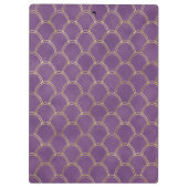 紫と金箔のダイヤモンドきらきら光る    クリップボード (裏面)