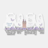 紫と銀が一度だけプリンセス フェイバーボックス (折り畳みなし)