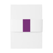 紫と銀のハートスクロールモノグラム 招待状ベリーバンド (裏面例)