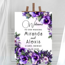 紫と銀のフローラをテーマにしたアイボリーへようこそ