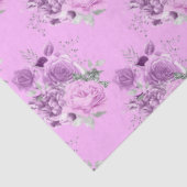 紫と銀のフローラシリーズデザイン11 薄葉紙 (詳細)