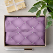 紫と銀のフローラシリーズデザイン13 薄葉紙 (ギフト)