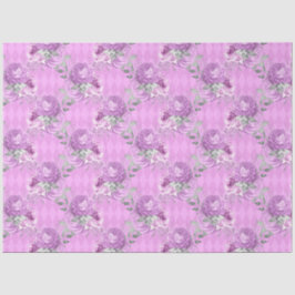 紫と銀のフローラシリーズデザイン14 薄葉紙