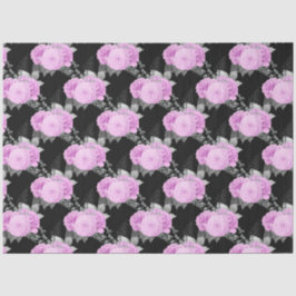 紫と銀のフローラシリーズデザイン17 薄葉紙