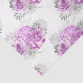 紫と銀のフローラシリーズデザイン6 薄葉紙 (詳細)