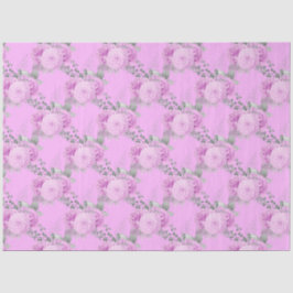 紫と銀のフローラシリーズデザイン7 薄葉紙