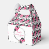 紫と銀の花エレガントのSweet sixteen フェイバーボックス (正面サイド)