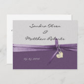 紫と銀は日付を保存 案内ポストカード (正面/裏面)