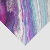 紫と青のアフェイククリル絵を描抽象芸術 薄葉紙 (詳細)