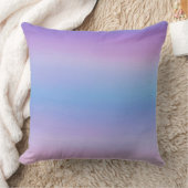 紫と青のグラデーションの筋 クッション (ブランケット)