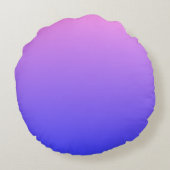 紫と青のグラデーション ラウンドクッション (裏面)