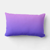 紫と青のグラデーション ランバークッション (裏面)