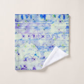 紫と青のタオルセット バスタオルセット (ウォッシュタオル)