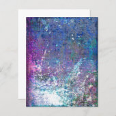 紫と青のテクスチャグランジスクラップブック紙 (正面/裏面)