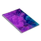 紫と青のデジタルスモーク ノートブック (右側)