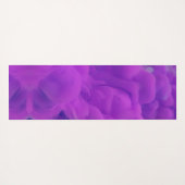 紫と青のデジタルスモーク ヨガマット (裏面(横))