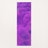 紫と青のデジタルスモーク ヨガマット (正面)