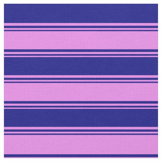 紫と青のパターンのストライプ ファブリック (クローズアップ)