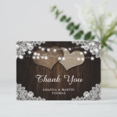 紫と青のフローラ結婚のサンキューカード サンキューカード (スタンド正面)