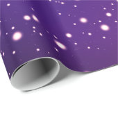 紫と青の夜空と星のデザイン ラッピングペーパー (ロールコーナー)