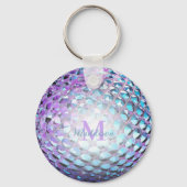 紫と青の宝石が探す キーホルダー (正面)