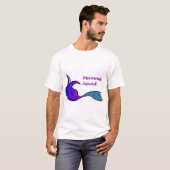 紫と青の尾を持つ人魚の分隊 Tシャツ (正面フル)