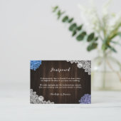 紫と青の延期結婚の発表 エンクロージャーカード (スタンド正面)