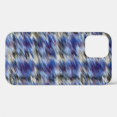 紫と青の抽象画 Case-Mate iPhoneケース (裏面 (横))