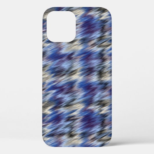 紫と青の抽象画 Case-Mate iPhoneケース (裏面)