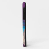 紫と青の抽象芸術ピラミッドアートケースメイトiPh Case-Mate iPhoneケース (裏面/左)