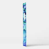紫と青の抽象芸術絵画 Case-Mate iPhoneケース (裏面 / 右)