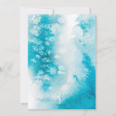 紫と青の春フローラ結婚式招待状 招待状 (裏面)