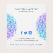 紫と青の曼荼羅 名刺 (内部フラット)