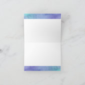 紫と青の水彩(白)ありがとう サンキューカード (内部)