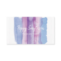 紫と青の水色のブラシストローク