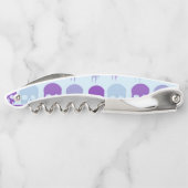 紫と青の溶融スカルパターン ソムリエナイフ (裏面)