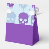 紫と青の溶融スカルパターン フェイバーボックス (裏面サイド)