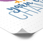 紫と青の糸チキンチャンピオン ポスター (角)