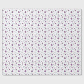 紫と青の糸チキンチャンピオン ラッピングペーパー (フラット)