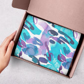 紫と青の絵を描抽象芸術 薄葉紙