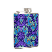 紫と青の花ウィリアム・モリス フラスク (右)