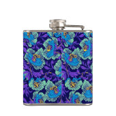 紫と青の花ウィリアム・モリス フラスク (裏面)