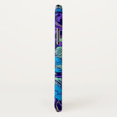 紫と青の花ウィリアム・モリス Case-Mate iPhoneケース (裏面/右)